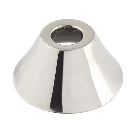 KINGSTON BRASS 58Inch OD Bell Flange, Polished Nickel FLBELL586